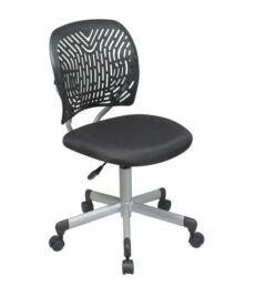 Find Office Star OSP Designs 166006-3 Designer Task Chair in Black Fabric and Plastic Back near me at OFO Jax