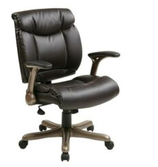 Find Office Star Work Smart ECH52661-EC1 Executive Eco Leather Chair in Cocoa/Espresso near me at OFO Jax