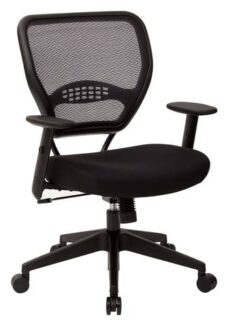 Find Office Star Space Seating 5500 Professional Black AirGrid® Back Managers Chair with Black Mesh Fabric Seat near me at OFO Jax
