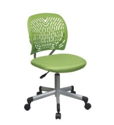 Find Office Star OSP Designs 166006-6 Designer Task Chair in Green Fabric and Plastic Back near me at OFO Jax