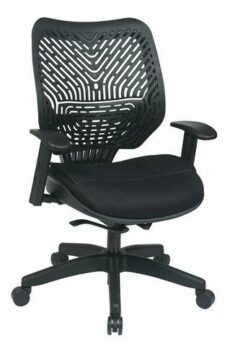 Find Office Star Space Seating 86-M33BN2W Unique Self Adjusting SpaceFlex® Back and Raven Mesh Seat Managers Chair near me at OFO Jax