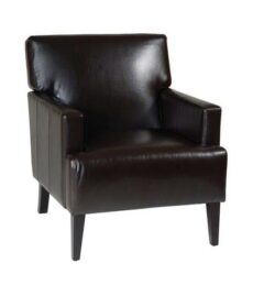 Find Office Star Ave Six CAR51A-EBD Carrington Arm Chair in Espresso Eco Leather near me at OFO Jax