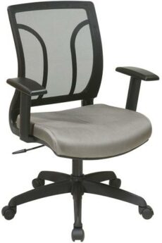 Find Office Star Work Smart EM50727-2 Screen Back Chair with Mesh Seat with Height Adjustable Arms near me at OFO Jax