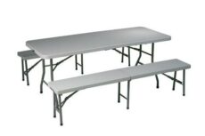Find Office Star Work Smart QT3965 3 Piece Folding Table and Bench Set near me at OFO Jax