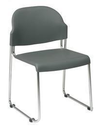 Find Office Star Work Smart STC3230-2 2-Pack Stack Chair with Plastic Seat and Back near me at OFO Jax