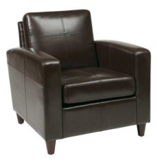 Find Office Star Ave Six VNS51A-EBD Venus Club Chair (Tool-Less Assembly) in Espresso Eco Leather near me at OFO Jax