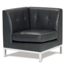 Find Office Star Ave Six WST51C-E34 Wall Street Corner Chair in Espresso Faux Leather near me at OFO Jax