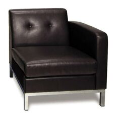 Find Office Star Ave Six WST51RF-E34 Wall Street Arm Chair RAF in Espresso Faux Leather near me at OFO Jax