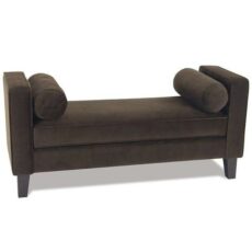 Find Office Star Ave Six CVS20-C12 Curves Bench in Chocolate Velvet near me at OFO Jax