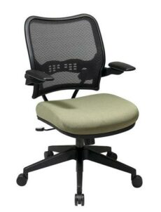 Find Office Star Space Seating 13-7N1P3 Deluxe AirGrid® Back Chair with Custom Fabric Seat and Cantilever Arms near me at OFO Jax
