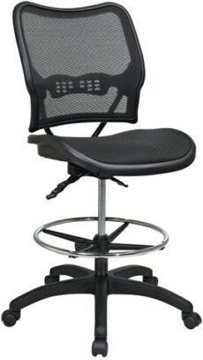 Find Office Star Space Seating 13-77N30D Deluxe Ergonomic AirGrid® Seat and Back Drafting Chair near me at OFO Jax