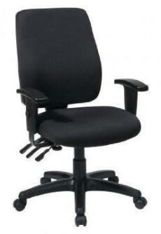 Find Office Star Work Smart 33347-30 High Back Dual Function Ergonomic Chair with Ratchet Back Height Adjustment with Arms with Custom Fabric Choice near me at OFO Jax