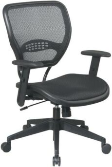 Find Office Star Space Seating 5560 Black AirGrid® Seat and Back Deluxe Task Chair near me at OFO Jax