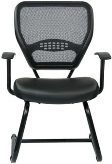 Find Space Seating 5705E Professional Air Grid¨ Back Visitors Chair with Eco Leather Seat near me at OFO Jax