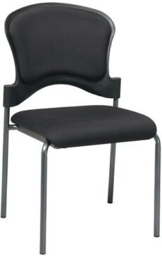 Find Office Star Pro-Line II 82720-30 Titanium Finish Armless Visitors Chair and Upholstered Contour Back near me at OFO Jax