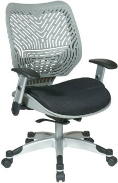 Find Office Star Space Seating 86-M34C625R Unique Self Adjusting SpaceFlex® Fog Back and Raven Mesh Seat Managers Chair near me at OFO Jax