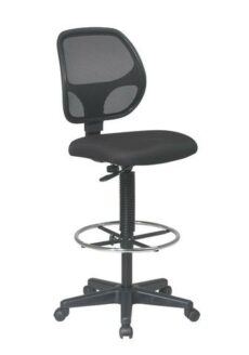 Find Office Star Work Smart DC2990V Deluxe Mesh Back Drafting Chair with 20" Diameter Foot ring near me at OFO Jax