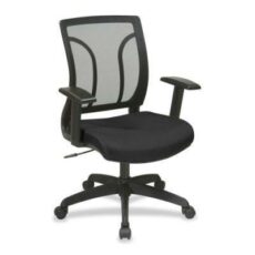 Find Office Star Work Smart EM50727-3 Screen Back Chair with Mesh Seat with Height Adjustable Arms near me at OFO Jax