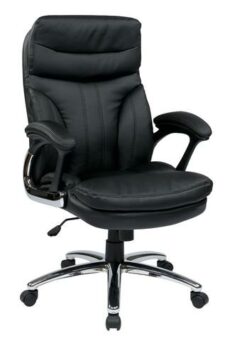 Find Work Smart FL2604C-U6 High Back Executive Faux Leather Chair with Padded Arms near me at OFO Jax
