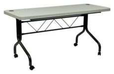 Find Work Smart FT6635 5Õ Resin Multi Purpose Flip Table with Locking Casters near me at OFO Jax
