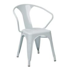 Find Work Smart / OSP Designs PTR2830A4-11 30" Metal Chair (4-Pack) (White) near me at OFO Jax