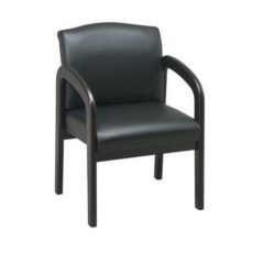 Find Office Star Work Smart WD388-U6 Faux Leather Espresso Finish Wood Visitor Chair near me at OFO Jax