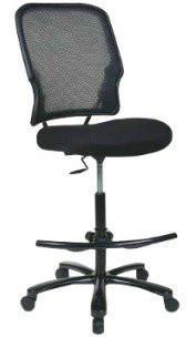 Find Office Star Space Seating 15-37A720D Big Man's Dark AirGrid® Back with Black Mesh Seat Double Layer Seat  Drafting Chair (No Arms) near me at OFO Jax