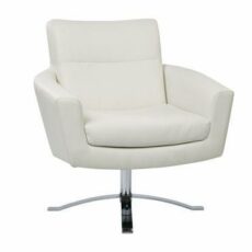 Find Ave Six NVA51-W32 Nova Chair With White Faux Leather By Ave 6 near me at OFO Jax