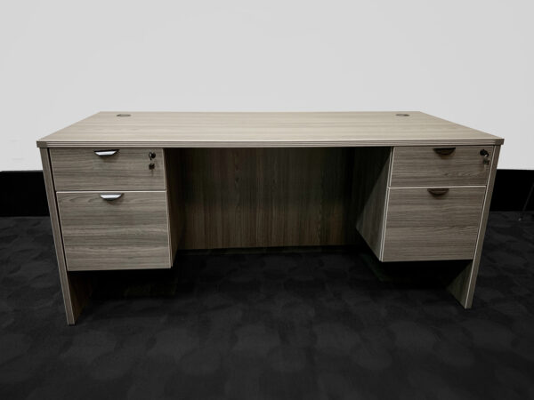 Office Liquidation New Grey Executive Desk