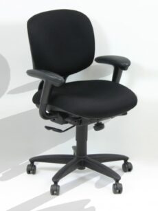 Find used haworth black chairss at Office Liquidation