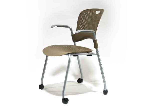 Office Furniture Outlet new Herman Miller Caper Brown Stacking Chair