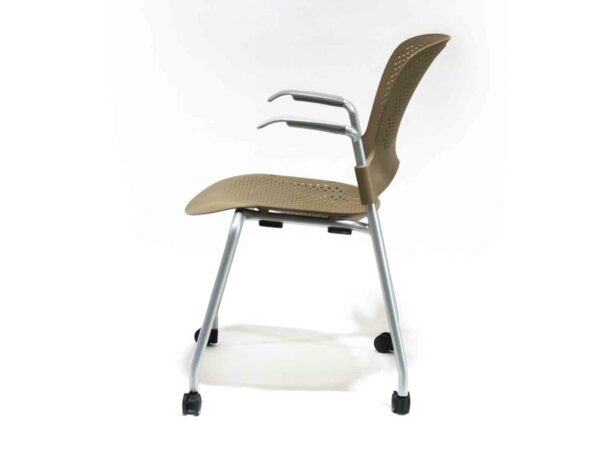 Herman Miller Caper Brown Stacking Chair in Brown / Cappuccino at Office Furniture Outlet