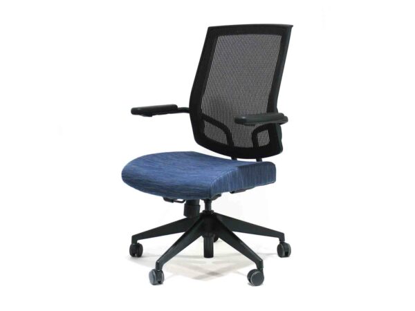 Black and Blue Sit on It Focus in Blue at Office Furniture Outlet