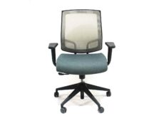 Find used Sit On It Focus green chair (sand mesh back and swivel tilt)s at Office Furniture Outlet