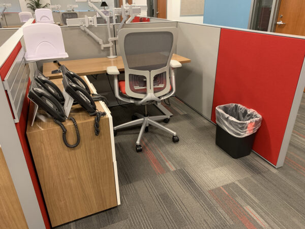 Office Furniture Outlet Used Haworth Compose Storage Right-Hand Combination Unit Special Features: 1.)