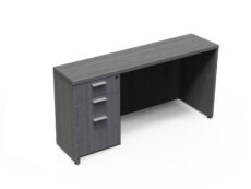 Find used KUL 24x71 credenza w/ 1bbf ped (gry)s at Office Furniture Outlet