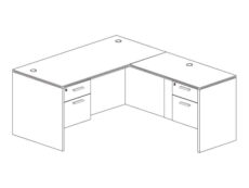 Office Furniture Outlet New 66x72L Desk