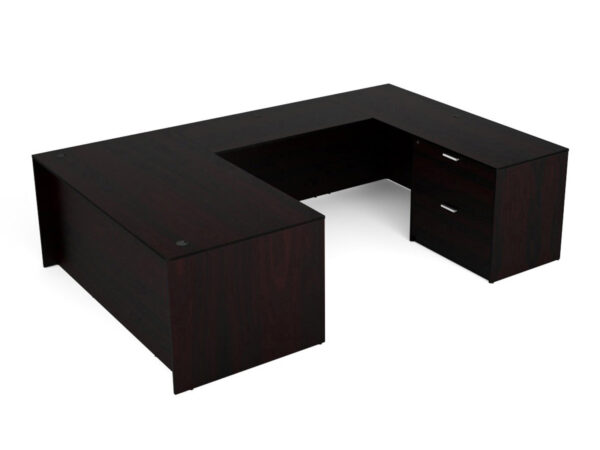 Find used KUL 71x108 u-shape desk w/ 1bbf and 1 30" 2 drawer lateral (esp)s at Office Furniture Outlet