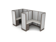 Buy new 5x5 2pack inline cubicles by KUL at Office Furniture Outlet - Central Florida