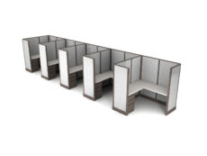 Buy new 5x5 5pack inline cubicles by KUL at Office Furniture Outlet - Central Florida