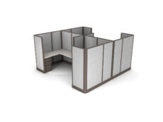 Buy new 5x5 4pack collaborative cluster cubicles by KUL at Office Furniture Outlet - Central Florida