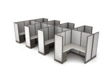 Buy new 5x5 8pack cluster cubicles by KUL at Office Furniture Outlet - Central Florida