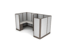 Buy new 6x6 2pack inline collaborative cubicles by KUL at Office Furniture Outlet - Central Florida