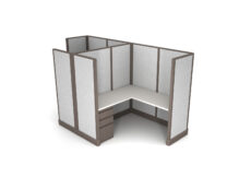 Buy new 6x6 single 2 shared spine pack cubicles by KUL at Office Furniture Outlet - Central Florida