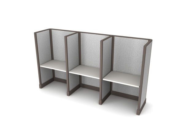 Buy new 36W 3pack inline cubicles by KUL at Office Furniture Outlet - Central Florida