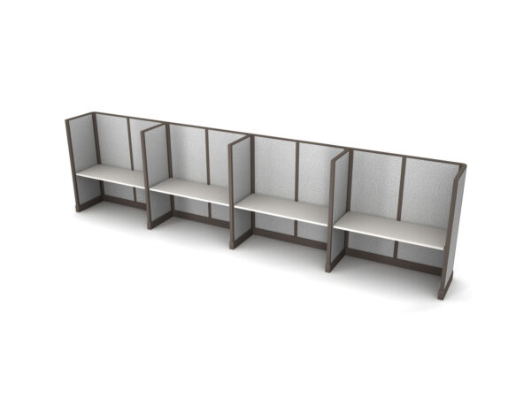 Buy new 60W 4pack inline cubicles by KUL at Office Furniture Outlet - Central Florida