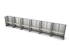 Buy new 60W 6pack inline cubicles by KUL at Office Furniture Outlet - Central Florida